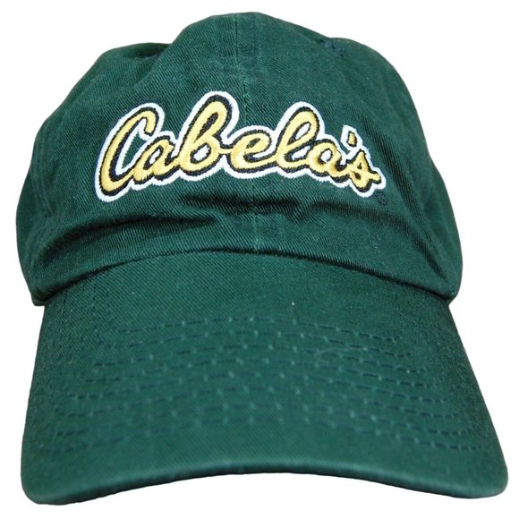 Vintage Cabela's World's Foremost Outfitters Strapback Dad Slouch Hat - Picture 1 of 10